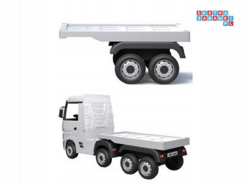 [7711] Naczepa do pojazdu HL358 Mercedes Scania Actros - biała