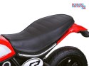 [PA0235] Motocykl Street Bob na akumulator 6V/7Ah pompowane opony wolny start MP3 - pomarańczowy