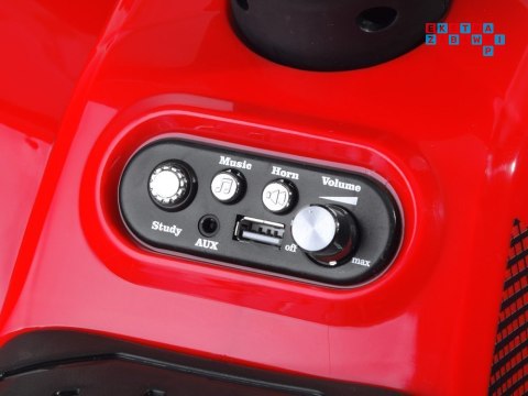 [PA0256] QUAD dla najmłodszych na akumulator 6V/4.5Ah efekty świetlne klakson MP3 - zielony