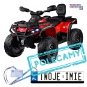 [PA0326] Quad CAN-AM OUTLANDER dwuosobowy na akumulator 4x200W 24V/7Ah Panel multimedialny - czerwony