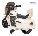 [BDM0963] Motocykl Chopper INDIAN dla najmłodszych na akumulator 1x35W 6V/4.5Ah LED klakson - biały