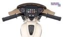 [BDM0963] Motocykl Chopper INDIAN dla najmłodszych na akumulator 1x35W 6V/4.5Ah LED klakson - biały