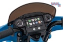 [BDM0963] Motocykl Chopper INDIAN dla najmłodszych na akumulator 1x35W 6V/4.5Ah LED klakson - niebieski