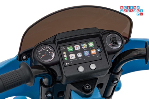 [BDM0963] Motocykl Chopper INDIAN dla najmłodszych na akumulator 1x35W 6V/4.5Ah LED klakson - niebieski
