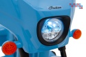 [BDM0963] Motocykl Chopper INDIAN dla najmłodszych na akumulator 1x35W 6V/4.5Ah LED klakson - niebieski