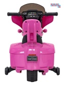 [BDM0963] Motocykl Chopper INDIAN dla najmłodszych na akumulator 1x35W 6V/4.5Ah LED klakson - różowy