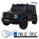 [DK-G63.STRONG] Mercedes Benz G63 AMG XXL STRONG dwuosobowy na akumulator 2x280W 24V/20Ah EVA LED Bluetooth - czarny