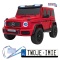 [DK-G63.STRONG] Mercedes Benz G63 AMG XXL STRONG dwuosobowy na akumulator 2x280W 24V/20Ah EVA LED Bluetooth - czerwony