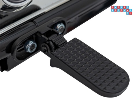 [XB-1058] Motocykl Chopper Warrior na akumulator 1x350W 36V/9Ah bezszczotkowy silnik pompowane opony - biały