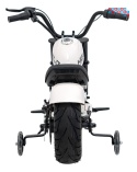 [XB-1058] Motocykl Chopper Warrior na akumulator 1x350W 36V/9Ah bezszczotkowy silnik pompowane opony - biały