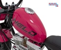 [XB-1058] Motocykl Chopper Warrior na akumulator 1x350W 36V/9Ah bezszczotkowy silnik pompowane opony - różowy