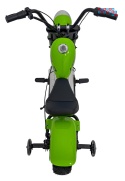 [XB-1058] Motocykl Chopper Warrior na akumulator 1x350W 36V/9Ah bezszczotkowy silnik pompowane opony - zielony