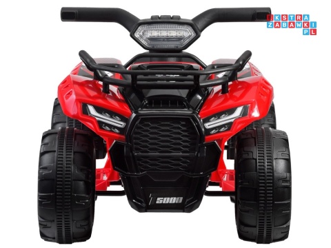 [PA0256] QUAD dla najmłodszych na akumulator 6V/4.5Ah efekty świetlne klakson MP3 - czerwony