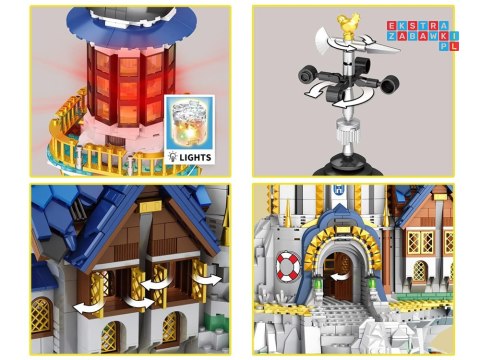 Reobrix Licencjonowane Klocki Średniowieczna Latarnia Morska 2966ele ZA5805