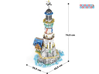 [ZA5805] Reobrix licencjonowane klocki średniowieczna latarnia morska 2966 el.