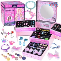 [ZA5732] Rozkładana szkatułka na biżuterię koraliki DIY ozdoby do włosów