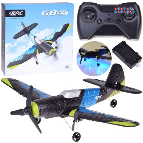 [RC0723] Samolot G8 Glider lekki samolot z pianki EPP z LED napędem USB