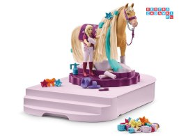 [ZA6003] Schleich obrotowa stacja do pielęgnacji koni Sofia koń figurka akc