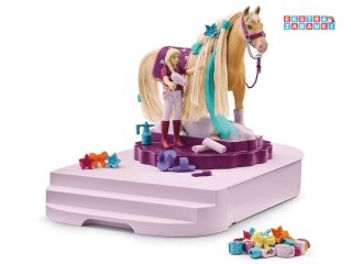[ZA6003] Schleich obrotowa stacja do pielęgnacji koni Sofia koń figurka akc