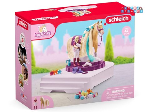 [ZA6003] Schleich obrotowa stacja do pielęgnacji koni Sofia koń figurka akc