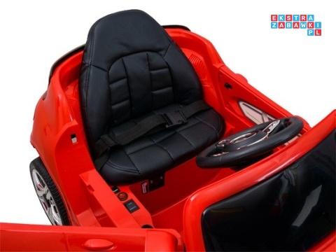 [PA0149] Sportowe auto z efektem bujania na akumulator 2x30W 12V/4.5Ah z pilotem - czerwony