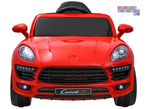 [PA0149] Sportowe auto z efektem bujania na akumulator 2x30W 12V/4.5Ah z pilotem - czerwony