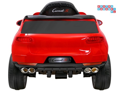 [PA0149] Sportowe auto z efektem bujania na akumulator 2x30W 12V/4.5Ah z pilotem - czerwony