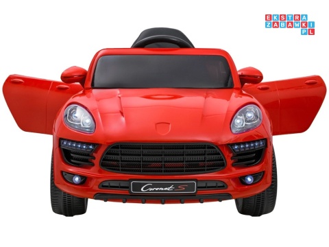 [PA0149] Sportowe auto z efektem bujania na akumulator 2x30W 12V/4.5Ah z pilotem - czerwony