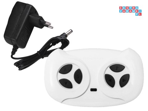 [PA0263] Wojskowy Willys auto terenowe na akumulator 4x25W 12V/7Ah pilot EVA ekoskóra saperka - czarny