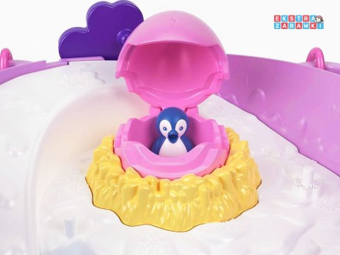 [ZA6048] Zestaw Polly Pocket torebka kangurek składany domek figurki