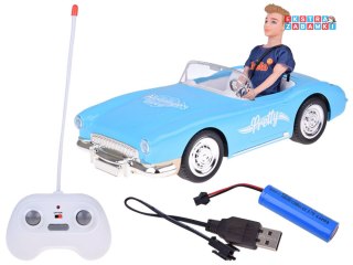 [RC0746] Autko na pilota Retro Cadillac lalka stylowy kierowca Ken