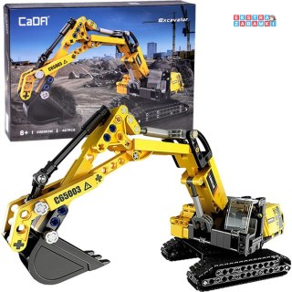 [ZA4630] CaDA klocki 467 el. techniczne konstrukcyjne koparka ruchome element