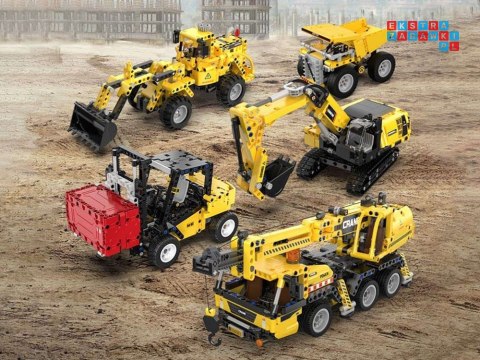 CaDA Klocki techniczne konstrukcyjne KOPARKA ruchome element 467el ZA4630