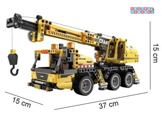 [ZA5690] CaDA klocki 658 el. techniczne konstrukcyjne dźwig ruchome elementy