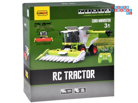 Duży Kombajn sterowany do zboża kukurydzy DYM światło dźwięk pilot RC0716