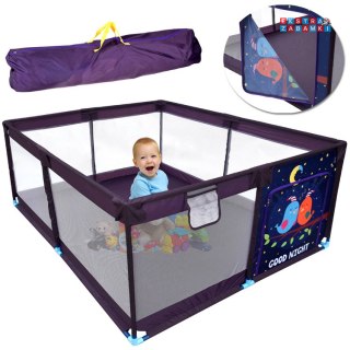 [ZA5712] Duży kojec dla dziecka suchy basen 160x200 cm torba pokrowiec