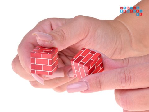 Klocki magnetyczne konstrukcyjne 144 ele kostki sześciany piksele ZA6005