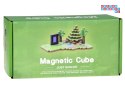 Klocki magnetyczne konstrukcyjne 144 ele kostki sześciany piksele ZA6005