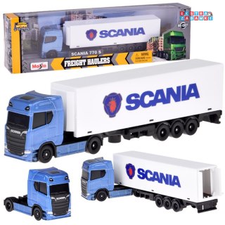 [ZA5965] Maisto licencjonowane auto metalowe ciągnik Scania 770S z naczepą