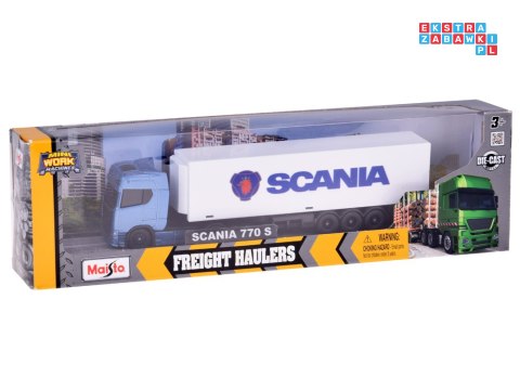 [ZA5965] Maisto Licencjonowane Auto Metalowe Ciągnik SCANIA 770S + naczepa