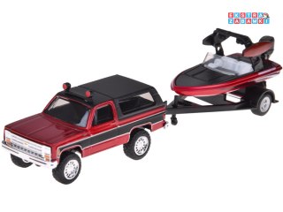 [ZA5964] Maisto licencjonowane auto metalowe Chevrolet K5 Blazer łódź 1:64