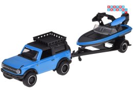 Maisto Licencjonowane Auto metalowe Ford Bronco 2021 + łódź 1:64 ZA5969