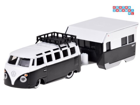 Maisto licencjonowane auto Volkswagen VAN Samba przyczepa 1:64 ZA5959
