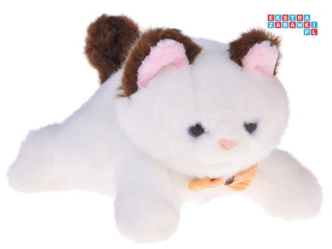 [ ZA5593 ] Mięciutki kotek z efektem bicia serca, wyginanymi łapkami + plecak