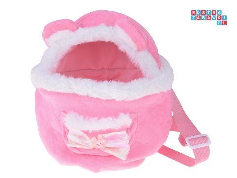 [ ZA5593 ] Mięciutki kotek z efektem bicia serca, wyginanymi łapkami + plecak