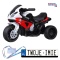 [PA0311] Motocykl sportowy BMW na akumulator 6V/4Ah dla najmłodszych ekoskóra owiewka - czerwony