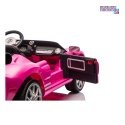 [S325] Ford GT Sportowe autko na akumulator 4x100W 24V/7Ah Bluetooth ekoskóra EVA - różowy