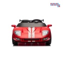 [S325] Ford GT Sportowe autko na akumulator 4x100W 24V/7Ah Bluetooth ekoskóra EVA - czerwony