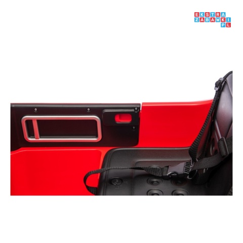 [S325] Ford GT Sportowe autko na akumulator 4x100W 24V/7Ah Bluetooth ekoskóra EVA - czerwony