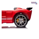 [S325] Ford GT Sportowe autko na akumulator 4x100W 24V/7Ah Bluetooth ekoskóra EVA - czerwony